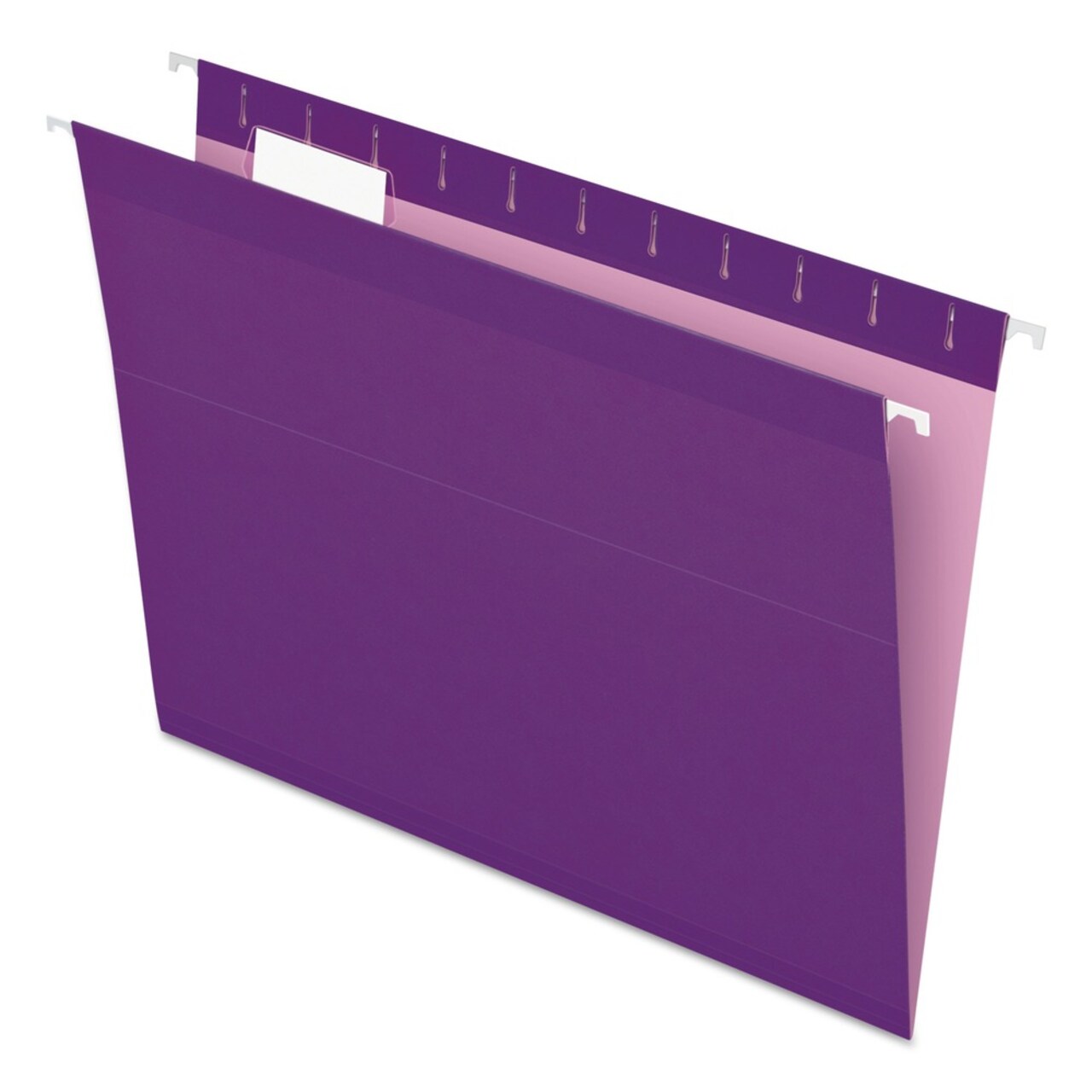 Pendaflex 1/5-Cut Tabs Letter Size Colored Reinforced Hanging Folders - Violet (25/Box)
